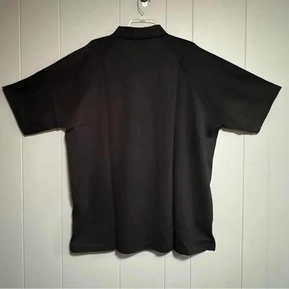 NWT BOBBY JONES Players 100% Peruvian Cotton Black Fallen Oak Golf Polo Size XL